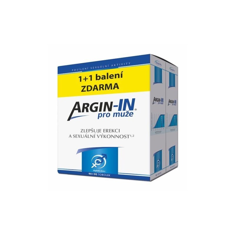 ARGIN-IN pro muže 2x90 tobolek 1+1 zdarma