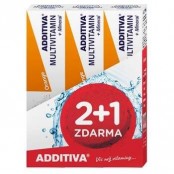 ADDITIVA Multivitamin + Mineral 2+1 pomeranč 3x20 šumivých tablet