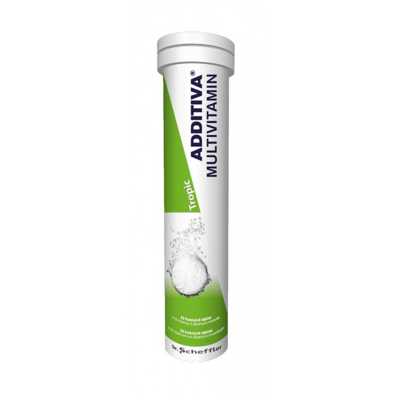 ADDITIVA Multivitamin tropic 20 šumivých tablet