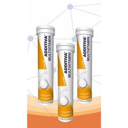 ADDITIVA Multivitamin 2+1 pomeranč 3x20 šumivých tablet