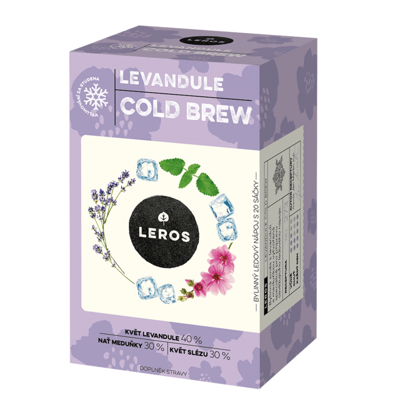 LEROS Cold brew levandule &amp; meduňka 20x1 g