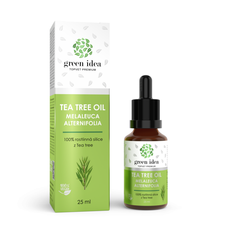 GREEN IDEA Tea tree oil 100% rostlinná silice 25 ml