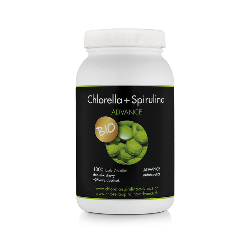 ADVANCE Chlorella + Spirulina 1000 tablet