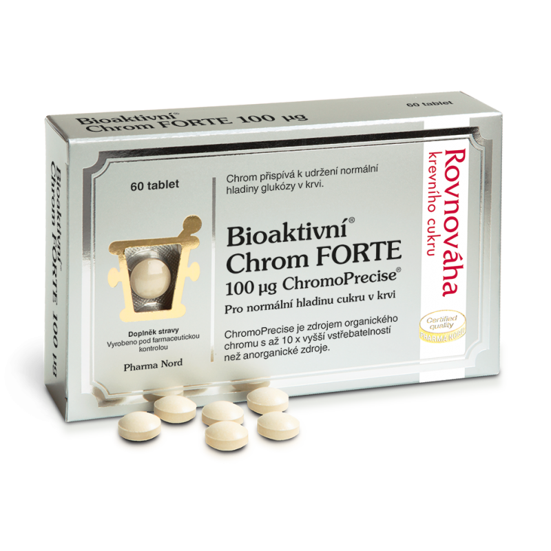 BIOAKTIVNÍ Chrom forte 100 mcg 60 tablet