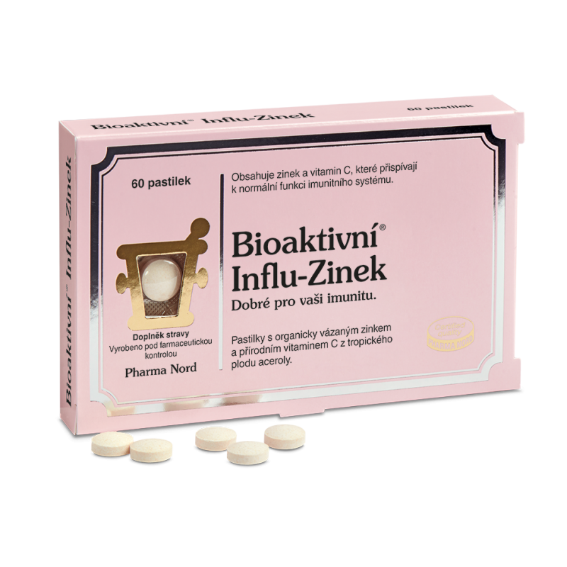 BIOAKTIVNÍ Influ-Zinek 60 tablet