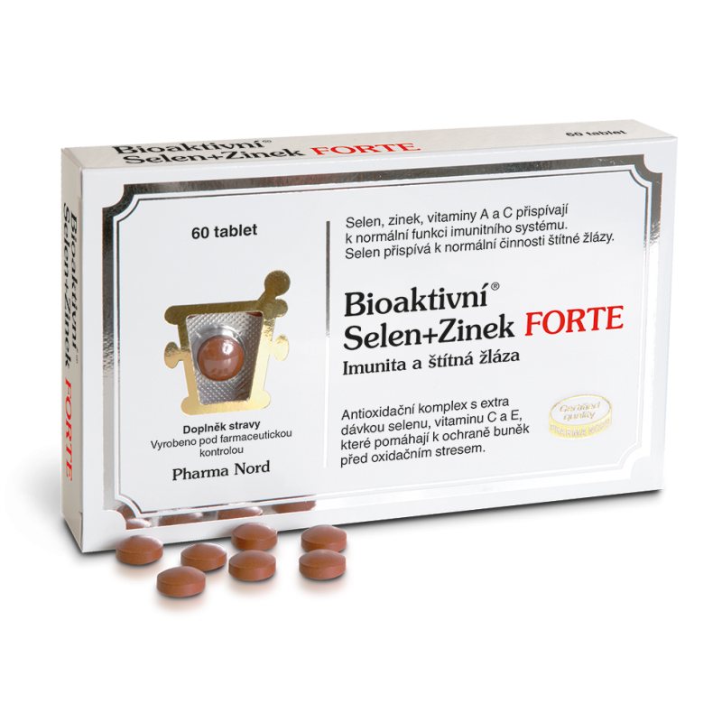 BIOAKTIVNÍ Selen+Zinek forte 60 tablet