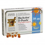 BIOAKTIVNÍ Vitamin D3 D-Pearls 38 mcg 80 kapslí