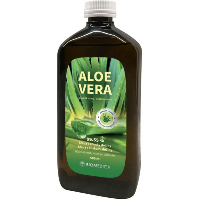 BIOMEDICA Aloe vera 99,5% šťáva 500 ml