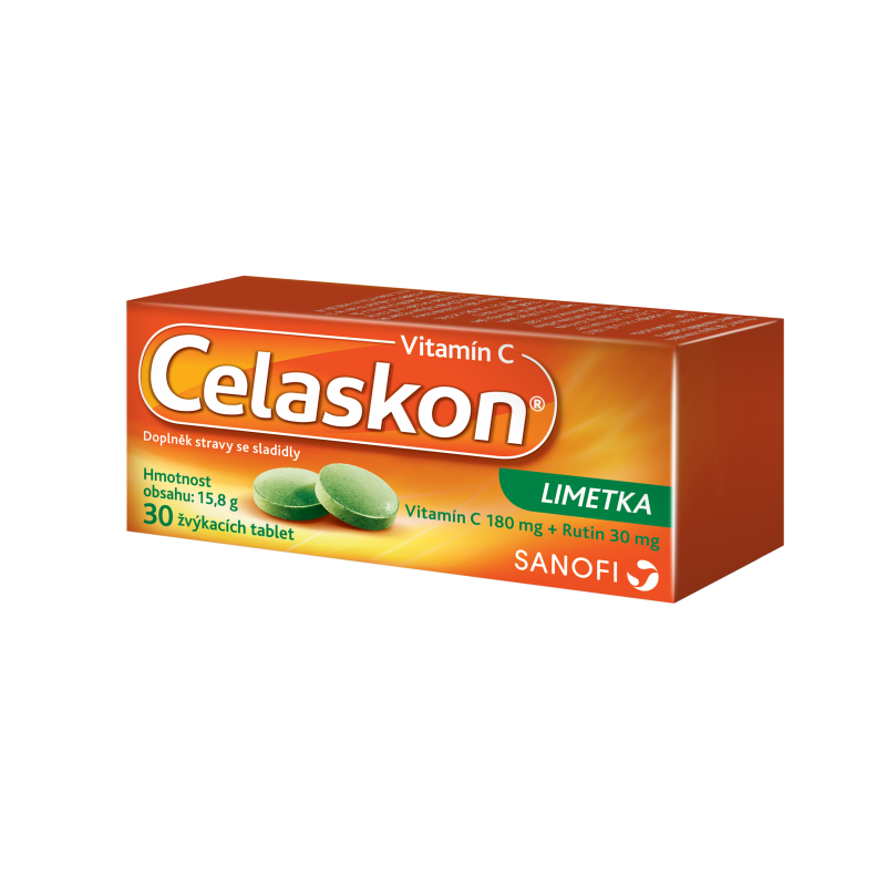 CELASKON Limetka 30 žvýkacích tablet