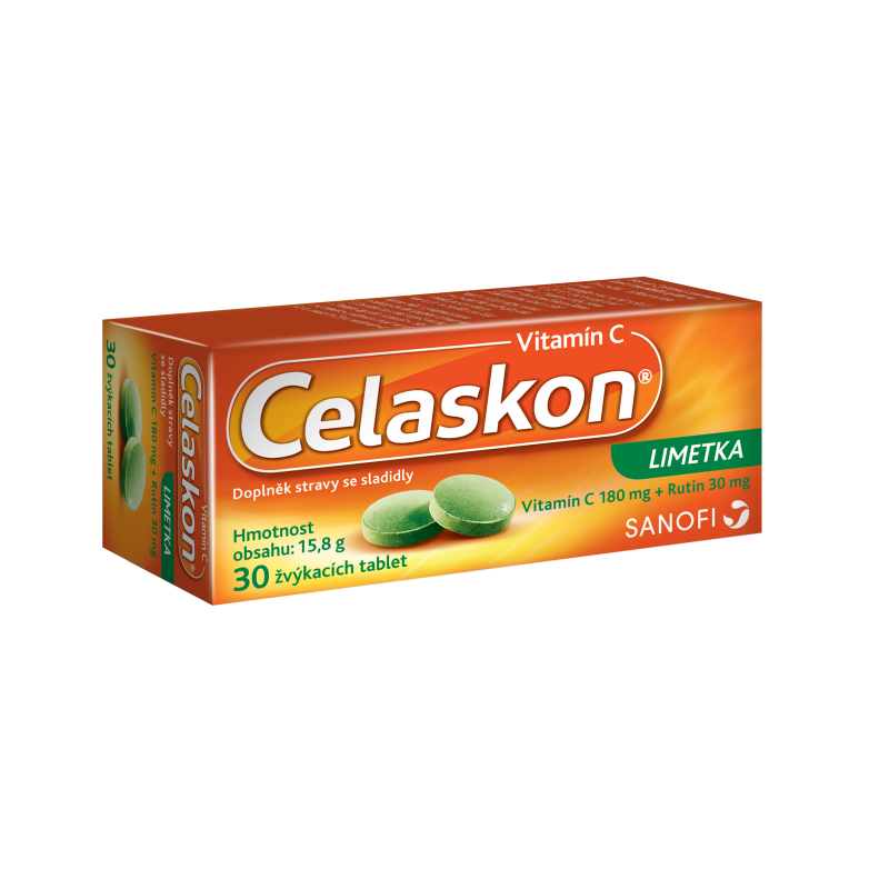 CELASKON Limetka 30 žvýkacích tablet