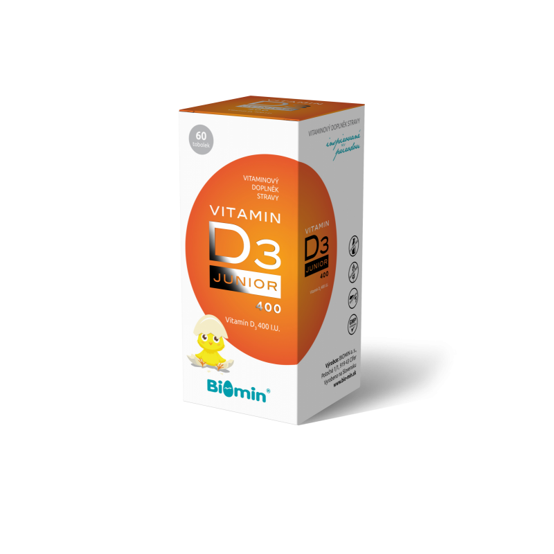 BIOMIN Vitamin D3 junior 60 tobolek