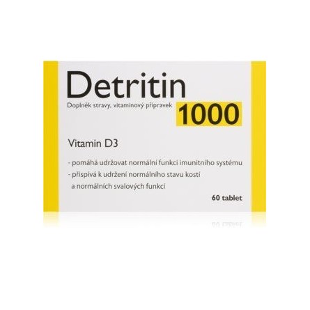 DETRITIN 1000 IU Vitamin D3 60 tablet