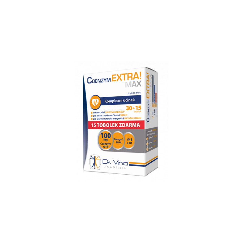 DA VINCI ACADEMIA Coenzym extra! Max 100 mg 30+15 tobolek