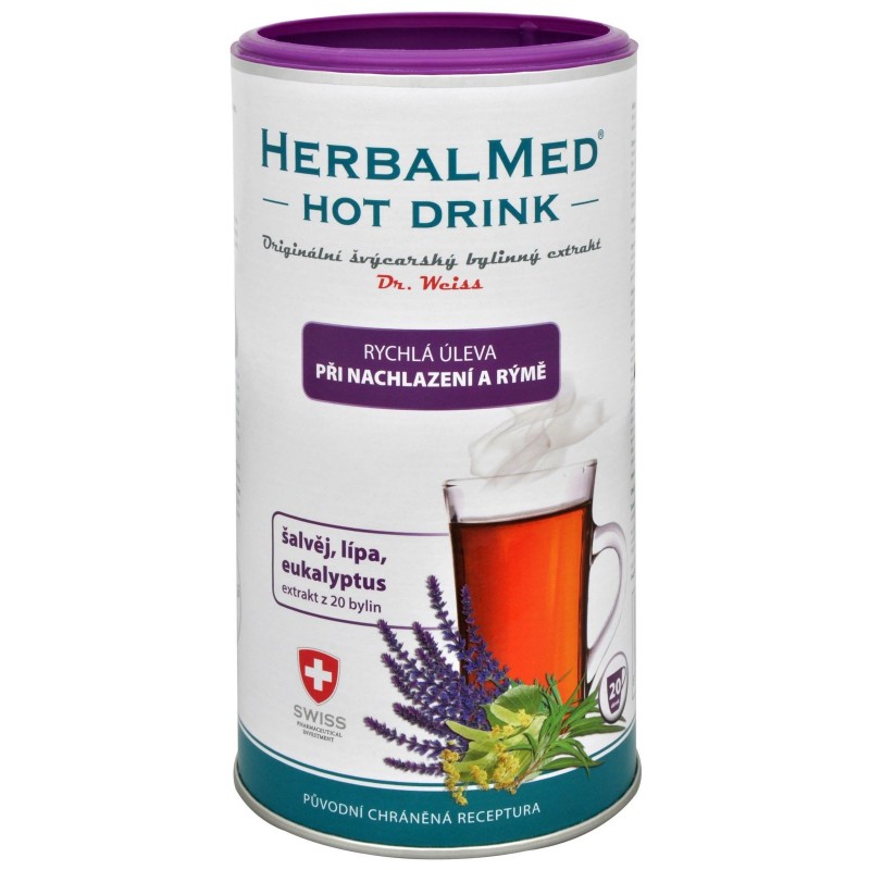 DR. WEISS Herbalmed Hot Drink dýchací cesty a imunita 180 g