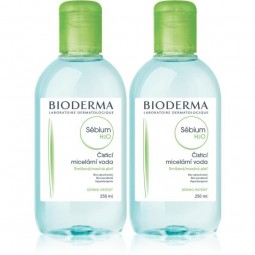 BIODERMA Sébium H2O micelární voda 250 ml 1+1
