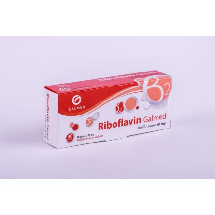 GALMED Riboflavin 10 mg 30 tablet