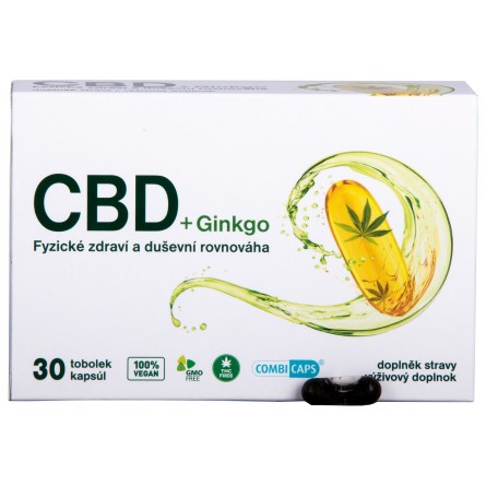 FAVEA CBD + Gingko 30 kapslí