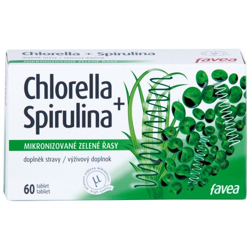 FAVEA Chlorella + Spirulina 60 tablet