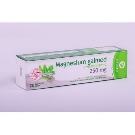 GALMED Magnesium 250 mg 20 šumivých tablet