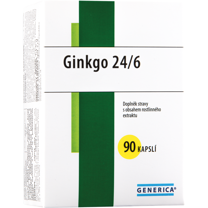 GENERICA Ginkgo 24/6 90 kapslí