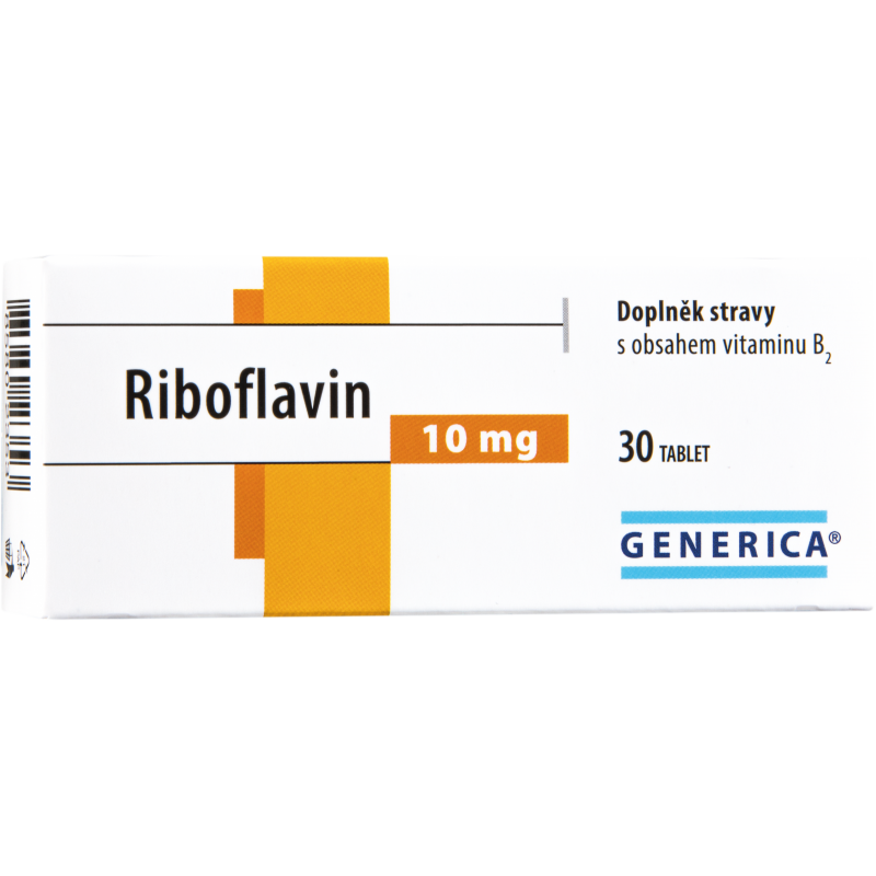 GENERICA Riboflavin 10 mg 30 tablet