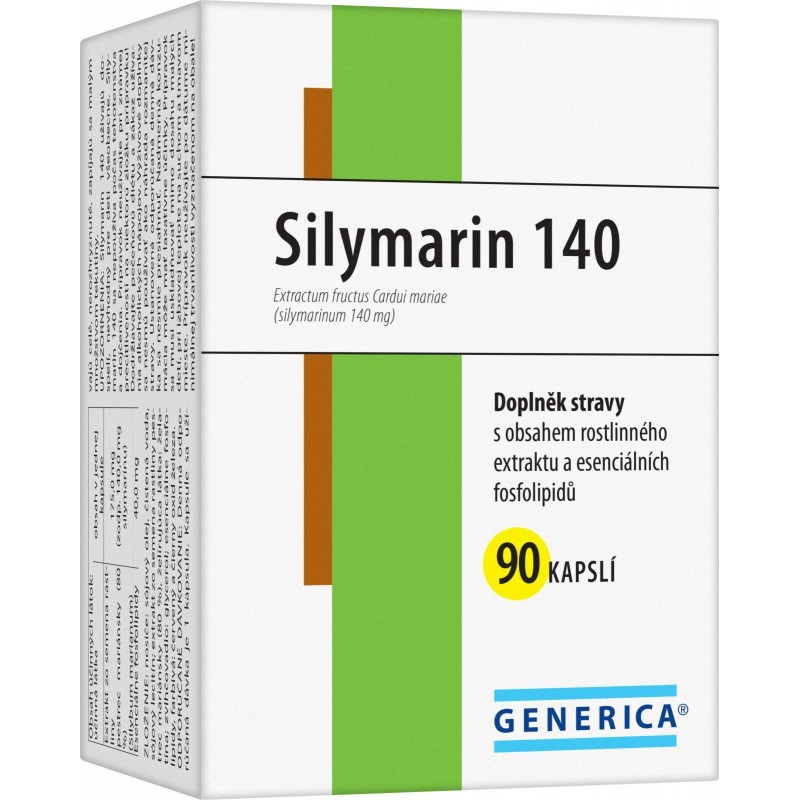 GENERICA Silymarin 140 mg 90 kapslí