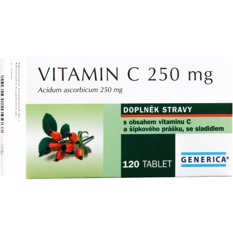 GENERICA Vitamin C 250 mg 120 tablet