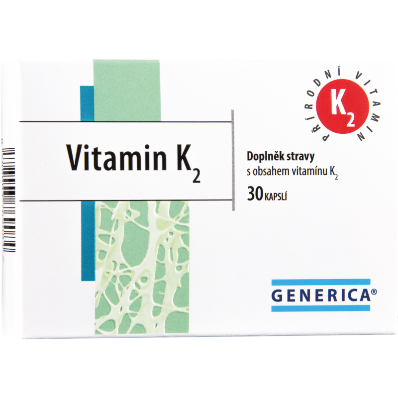 GENERICA Vitamin K2 30 kapslí