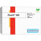 GENERICA Zinavit 600 pomeranč 120 tablet