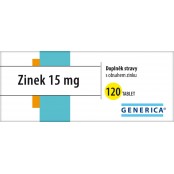 GENERICA Zinek 15 mg 120 tablet