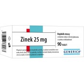 GENERICA Zinek 25 mg 90 tablet