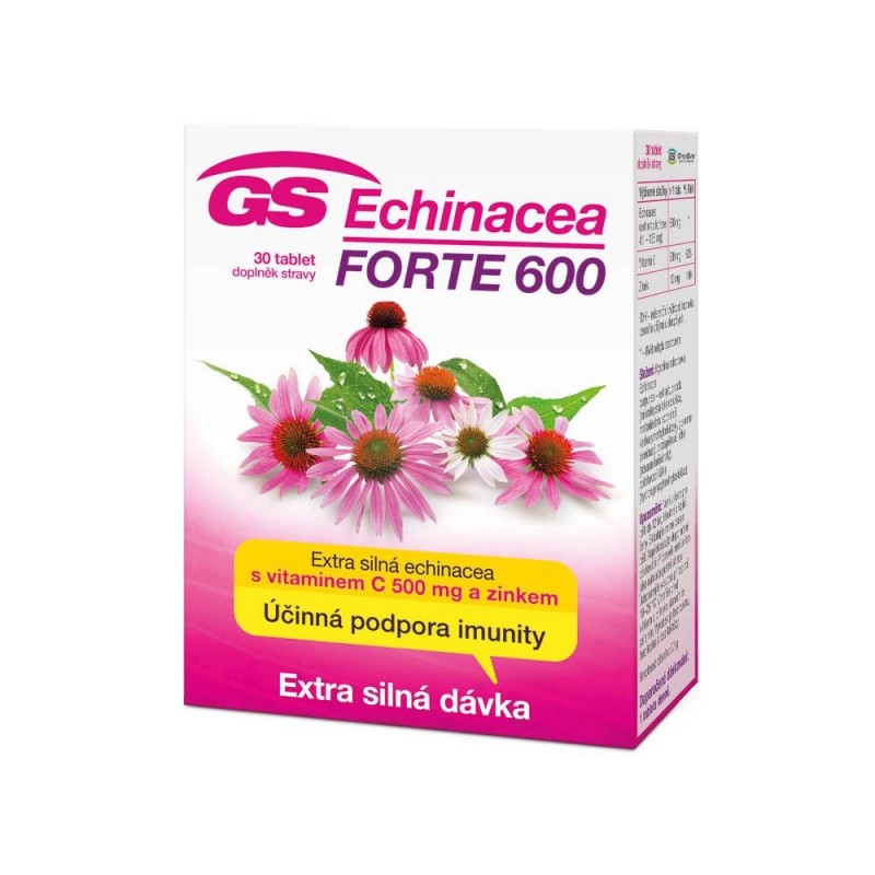GS Echinacea forte 600 + vitamin C 30 tablet