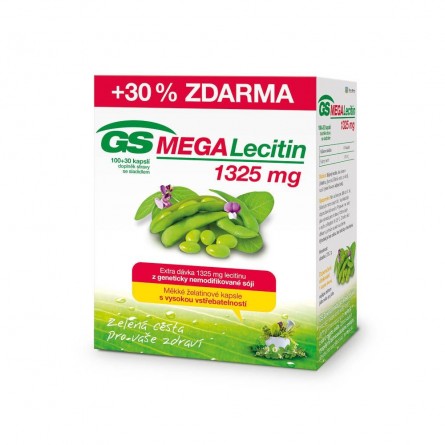 GS Megalecitin 1325 mg 100+30 kapslí
