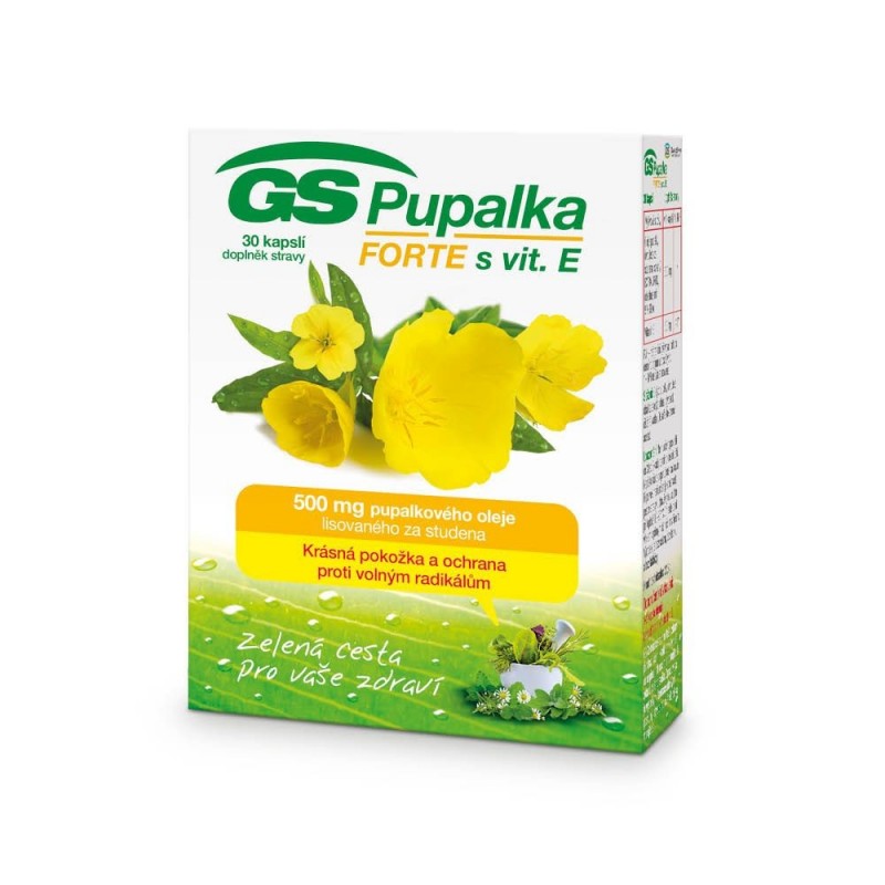 GS Pupalka forte s vitaminem E 30 kapslí