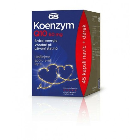 GS Koenzym Q10 60 mg 45+45 kapslí