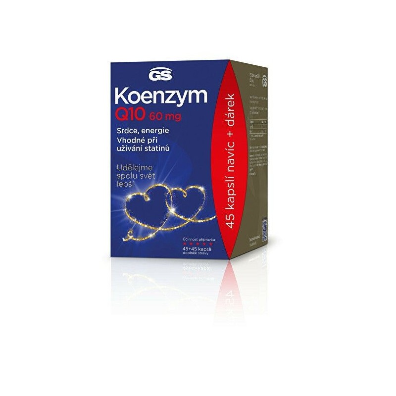 GS Koenzym Q10 60 mg 45+45 kapslí