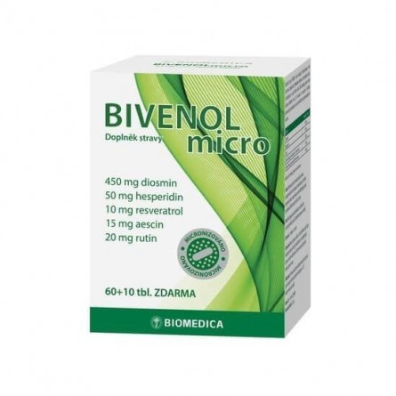 BIOMEDICA Bivenol micro 60+10 tablet