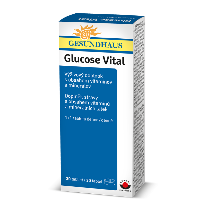 GESUNDHAUS Glucose vital 30 tablet