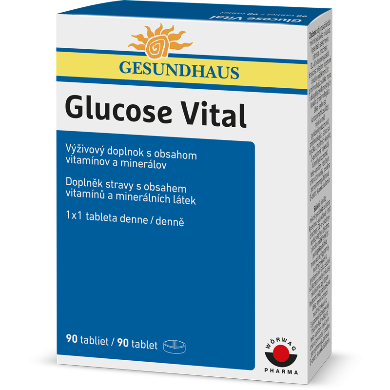 GESUNDHAUS Glucose vital 90 tablet