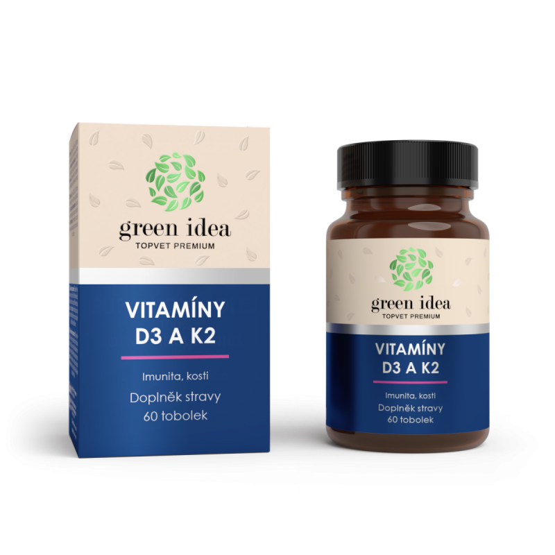 GREEN IDEA Vitamín D3 K2 60 tobolek