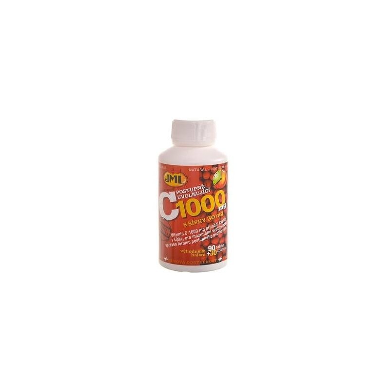 JML Vitamin C 1000 mg s šípky 90+30 tablet