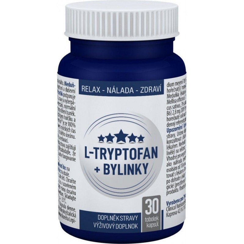 CLINICAL L-Tryptofan + bylinky 100 tobolek