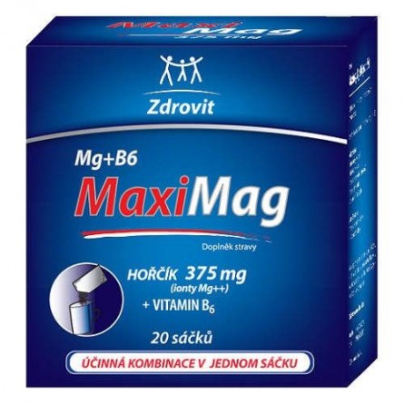 ZDROVIT Maximag hořčík 375 mg + vitamin B6 20 sáčků
