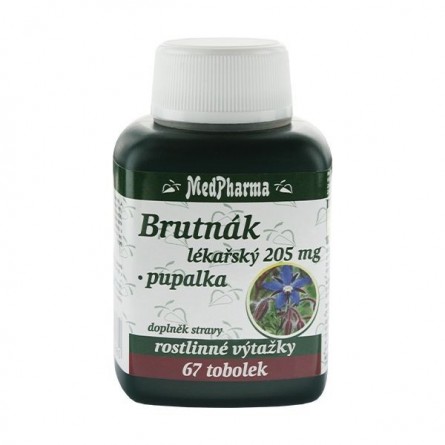 MEDPHARMA Brutnák lékářský 205 mg + pupalka 67 tobolek