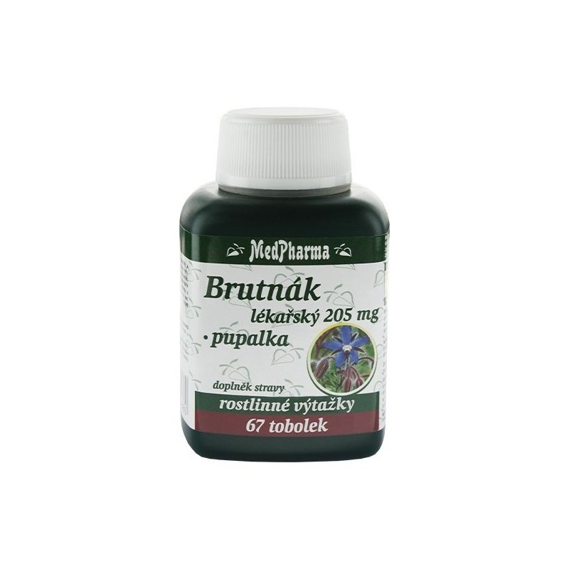 MEDPHARMA Brutnák lékářský 205 mg + pupalka 67 tobolek