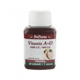MEDPHARMA Vitamin A+D 5000 I.U./400 I.U. 30+7 tobolek