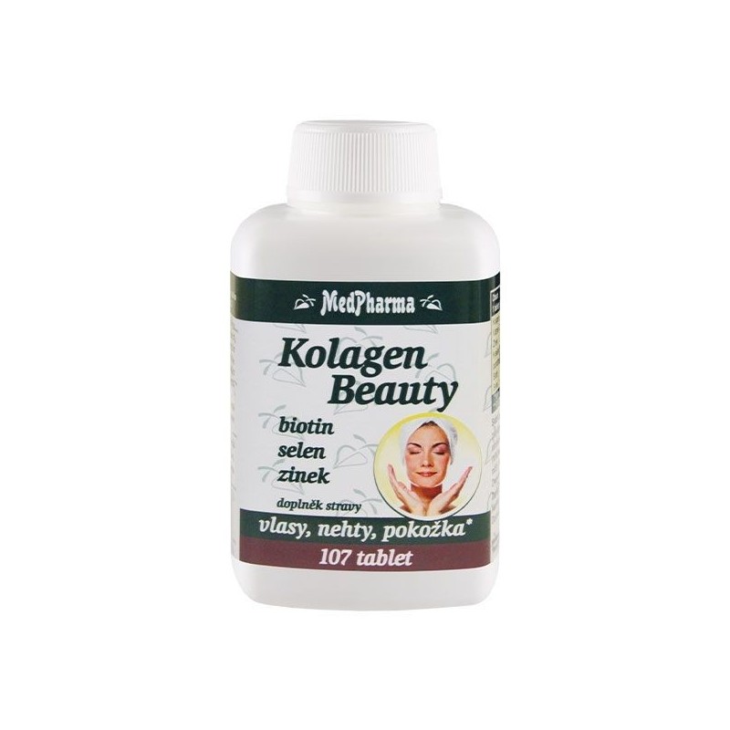 MEDPHARMA Kolagen beauty biotin + selen + zinek 107 tablet