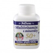 MEDPHARMA Multivitamin s minerály 50+ ženšen + gingko biloba 100+7 tablet