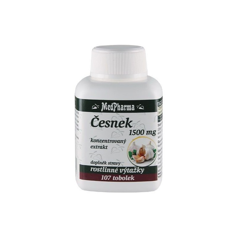 MEDPHARMA Česnek 1500 mg 107 tobolek