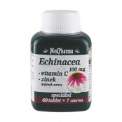 MEDPHARMA Echinacea 100 mg + vitamin C + zinek 60+7 tablet